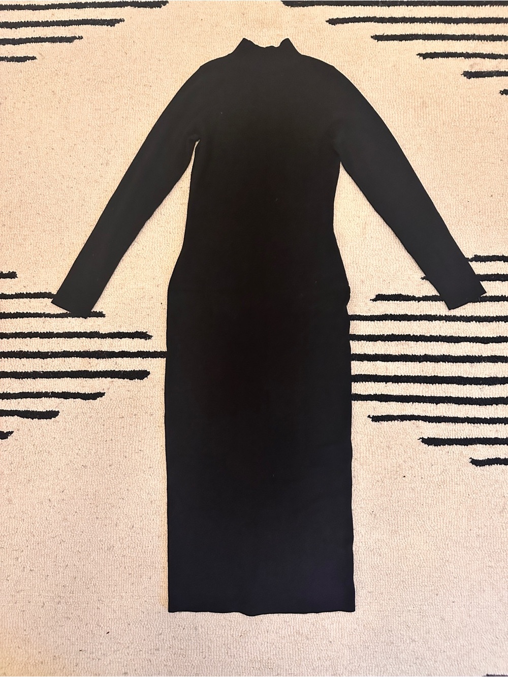 NWOT: Kindred Bravely Black Long Sleeve Midi Maternity Dress
